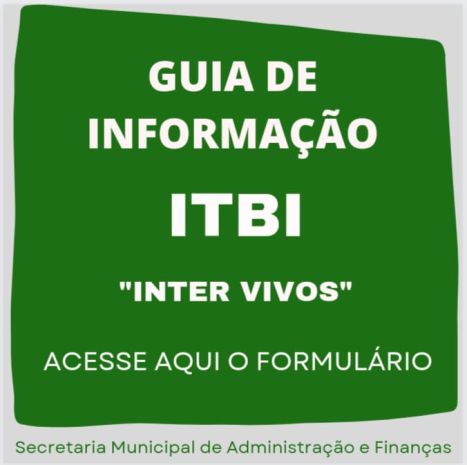 GUIA DE INFORMAÇÃO - ITBI - INTER VIVOS